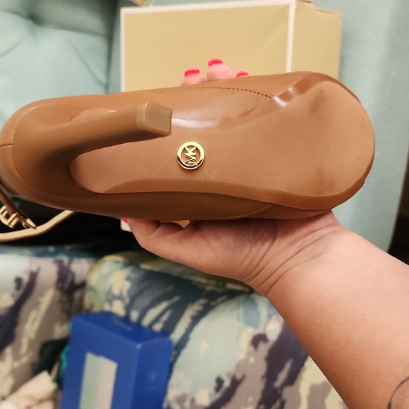 Michael Kors Lawson Leather Open-Toe Ankle Boot - Picture 4 of 4